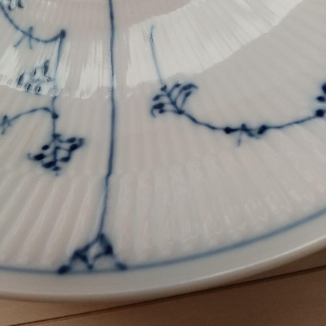 ロイヤルコペンハーゲン ブルーフルーテッド プレイン ボウル デンマーク製