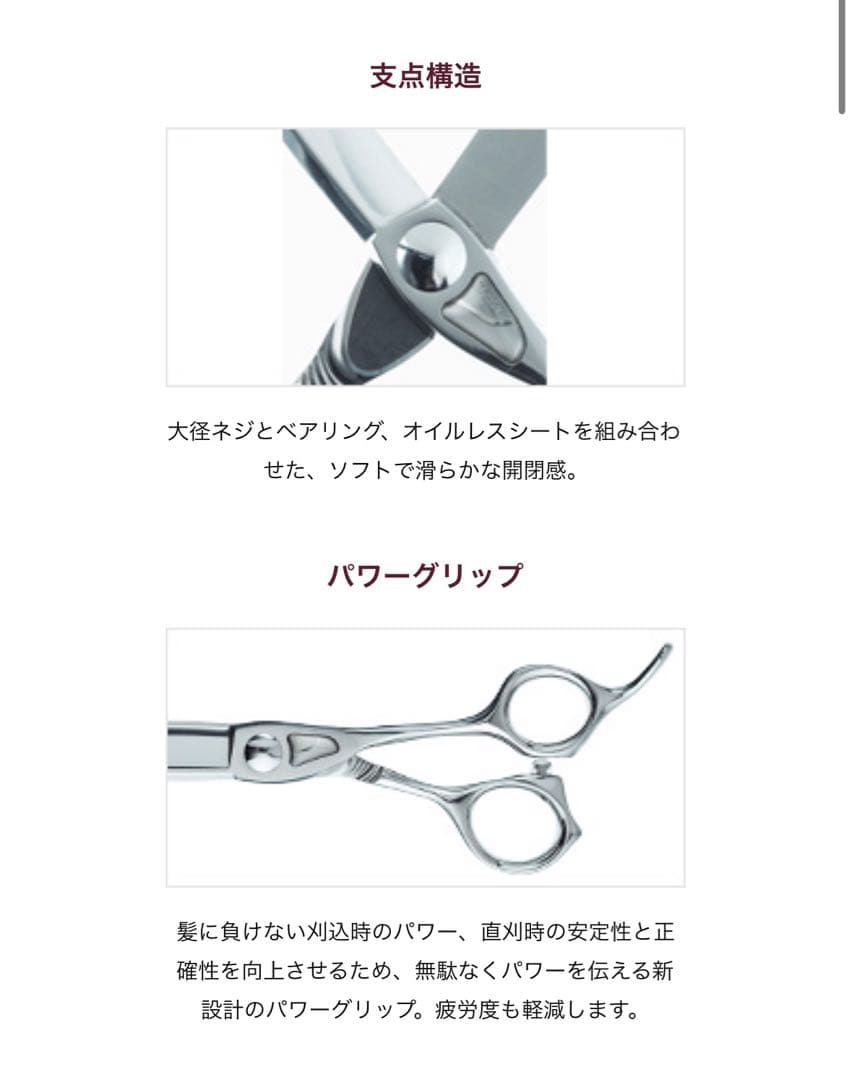 トギノン スパーブⅡ 6.5 荒刈 シザー