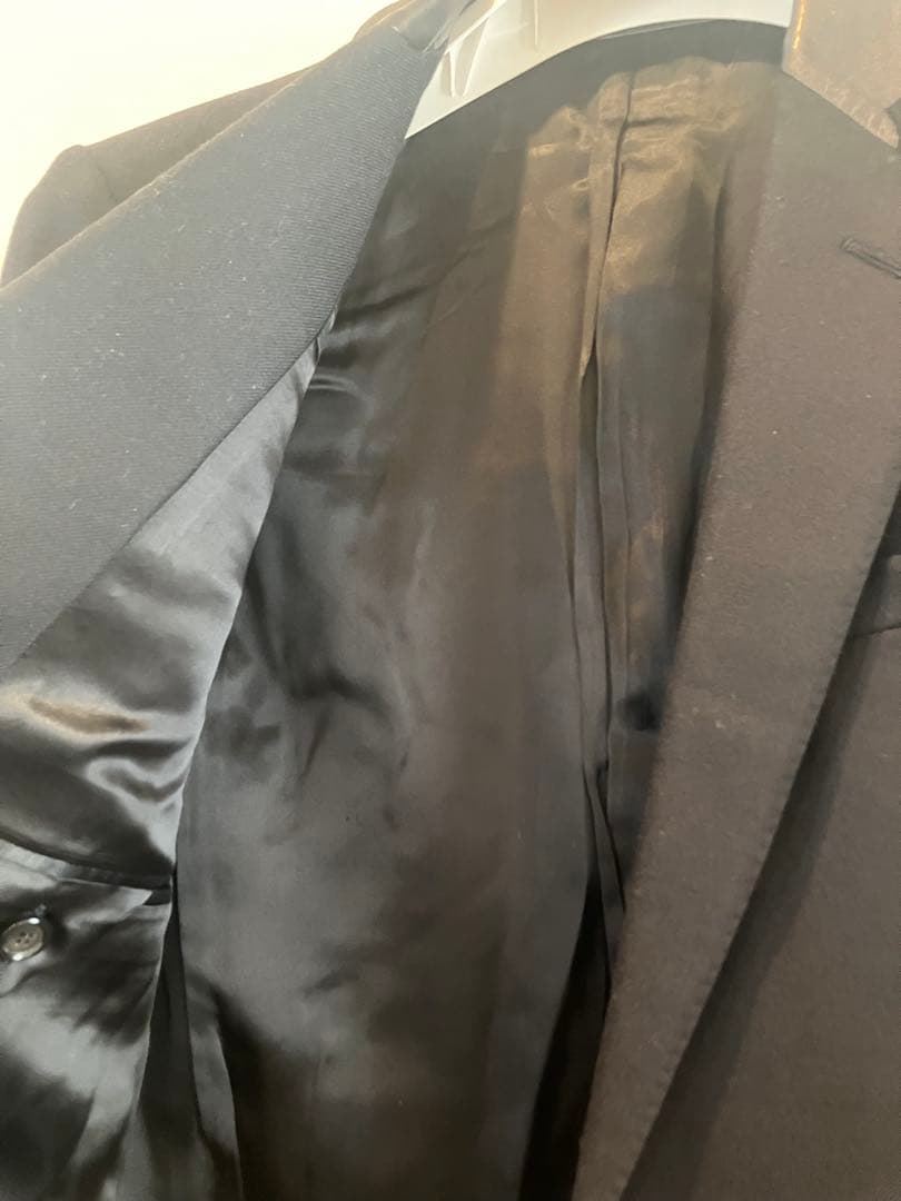 LANVIN Paris ブラック チェスターコート ルカ期