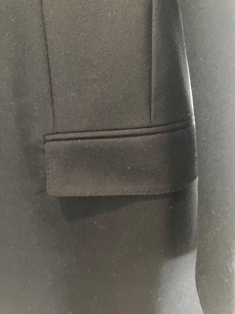 LANVIN Paris ブラック チェスターコート ルカ期