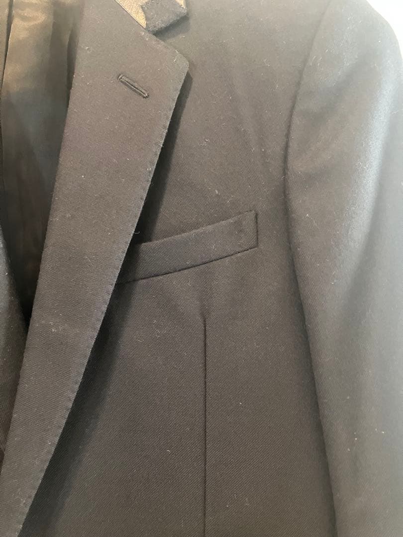 LANVIN Paris ブラック チェスターコート ルカ期