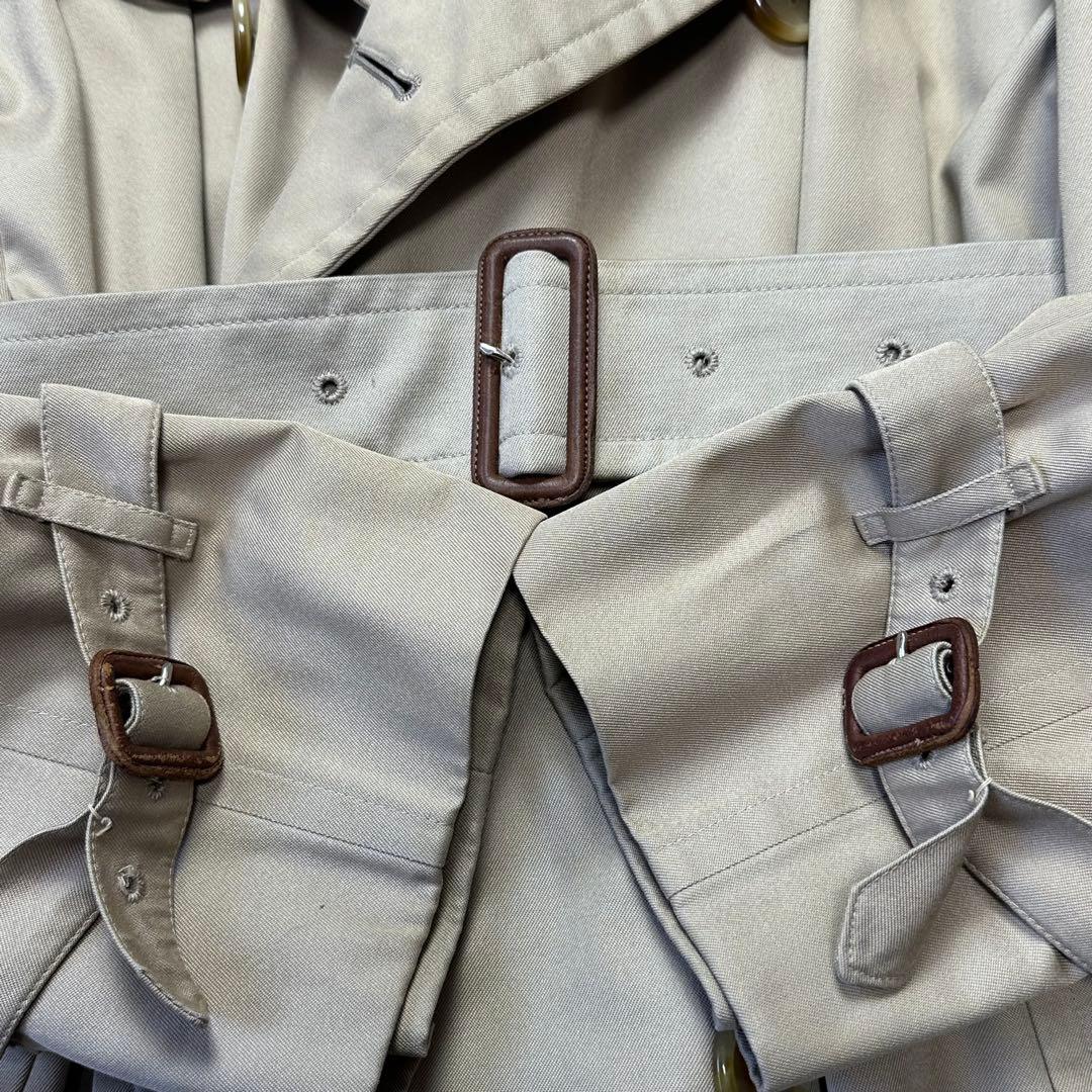 バーバリー　トレンチコート　ベルト付　ノバチェック ハニーベージュ