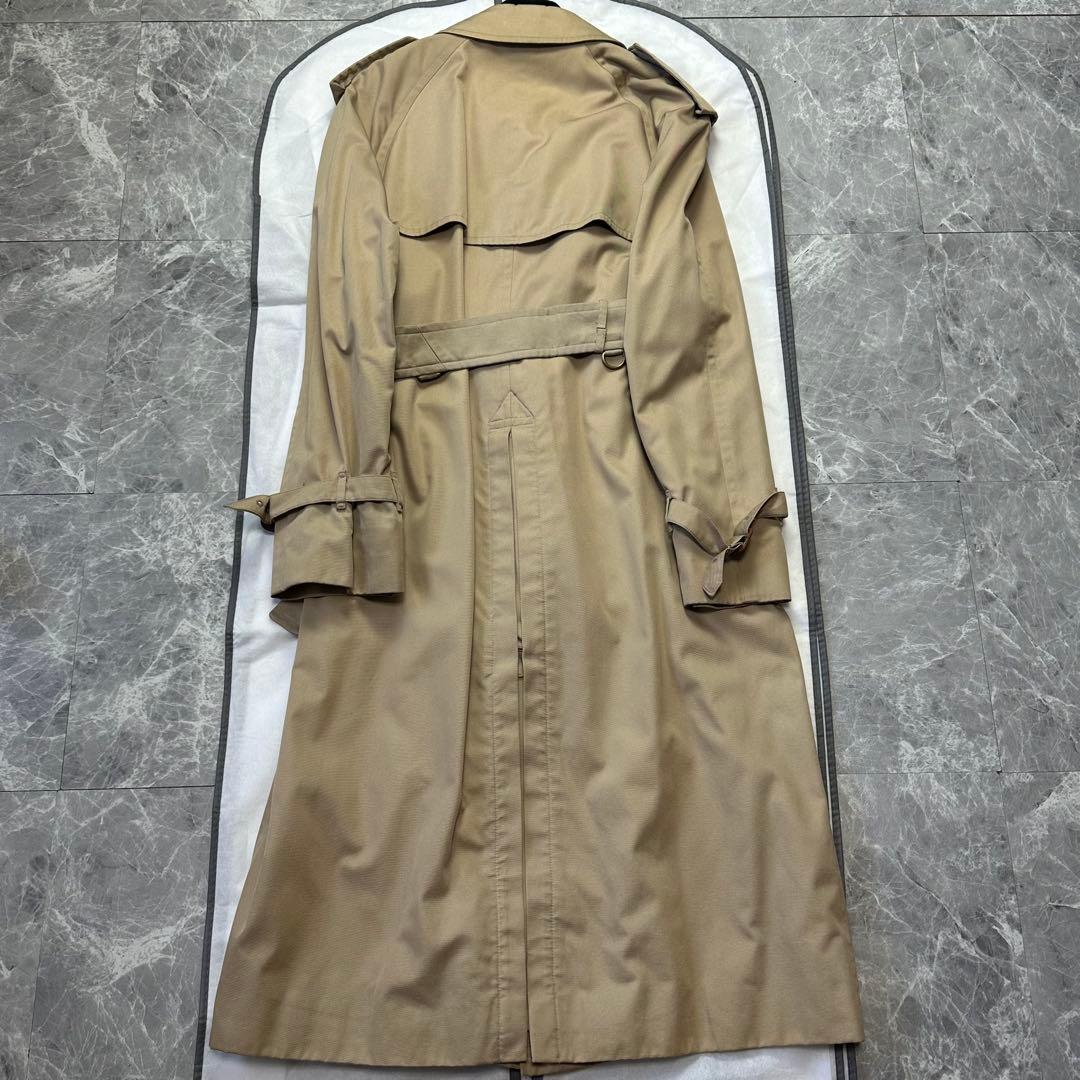 バーバリー　トレンチコート　ベルト付　ノバチェック ハニーベージュ