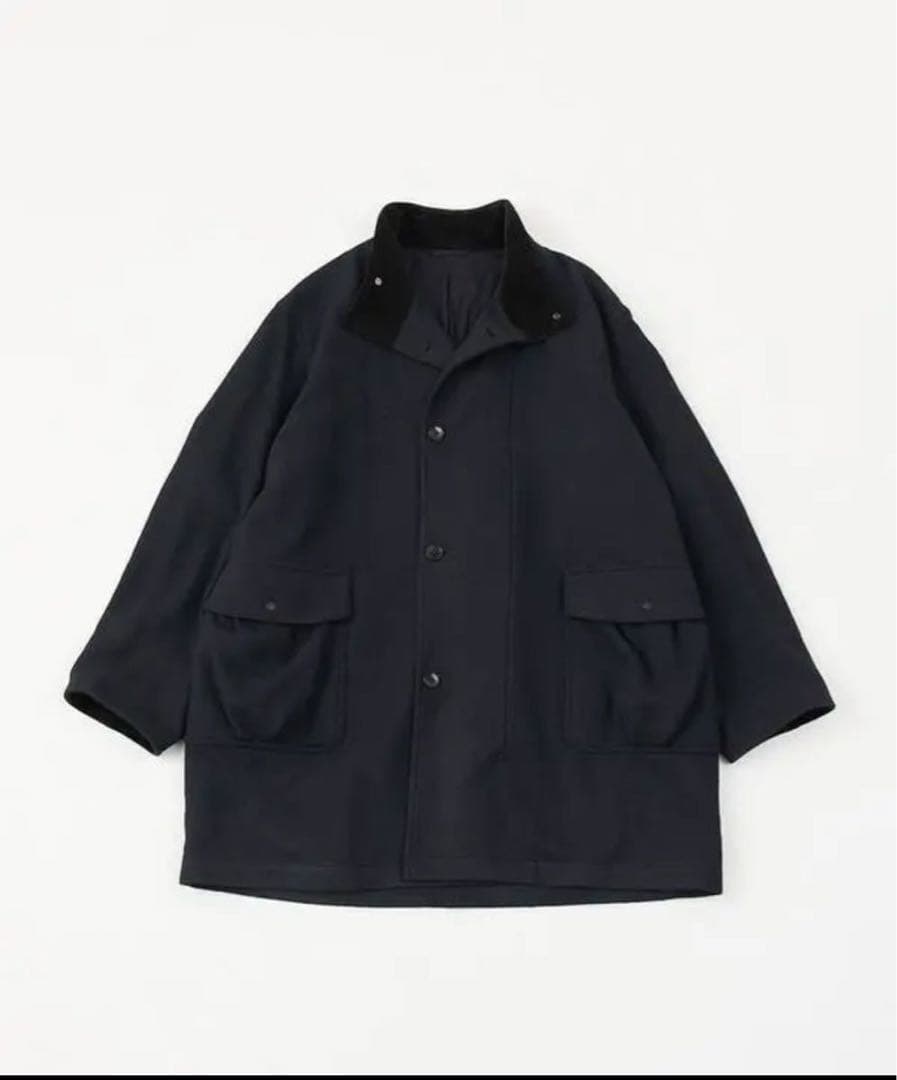 kaptain sunshine タッサーシルクツイードコート 別注