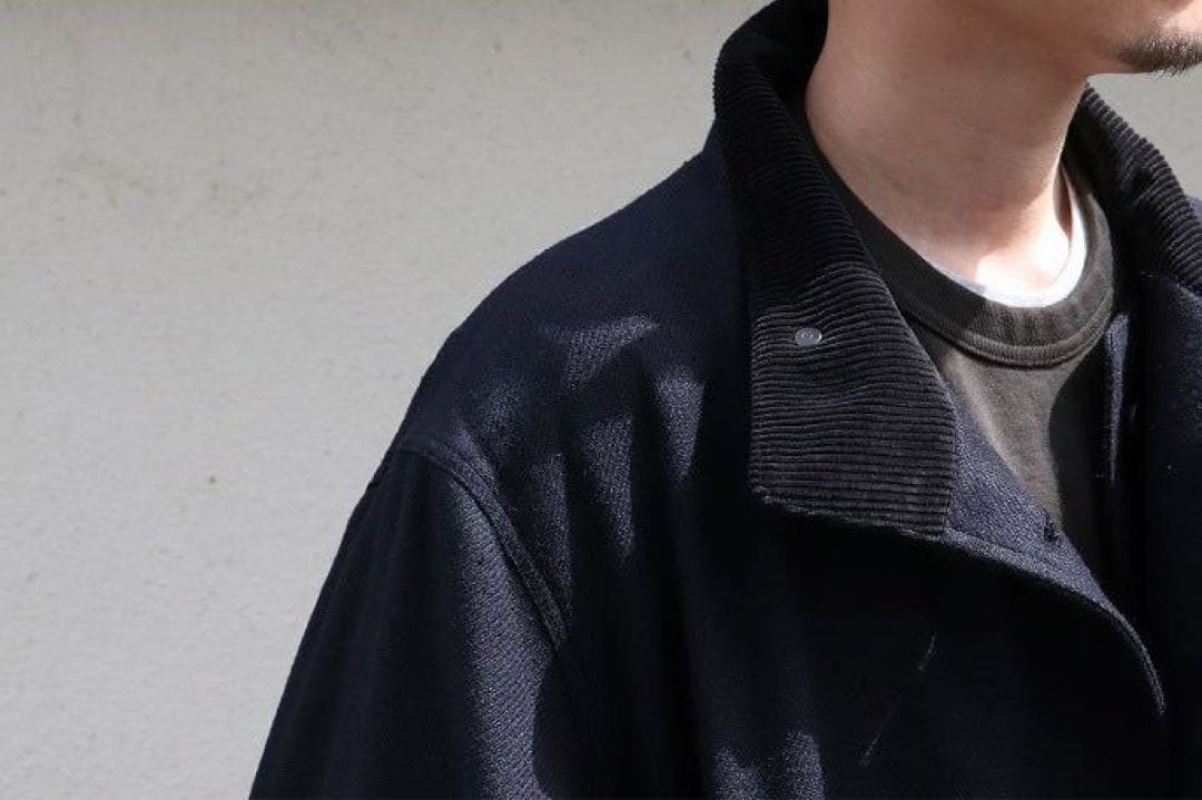 kaptain sunshine タッサーシルクツイードコート 別注