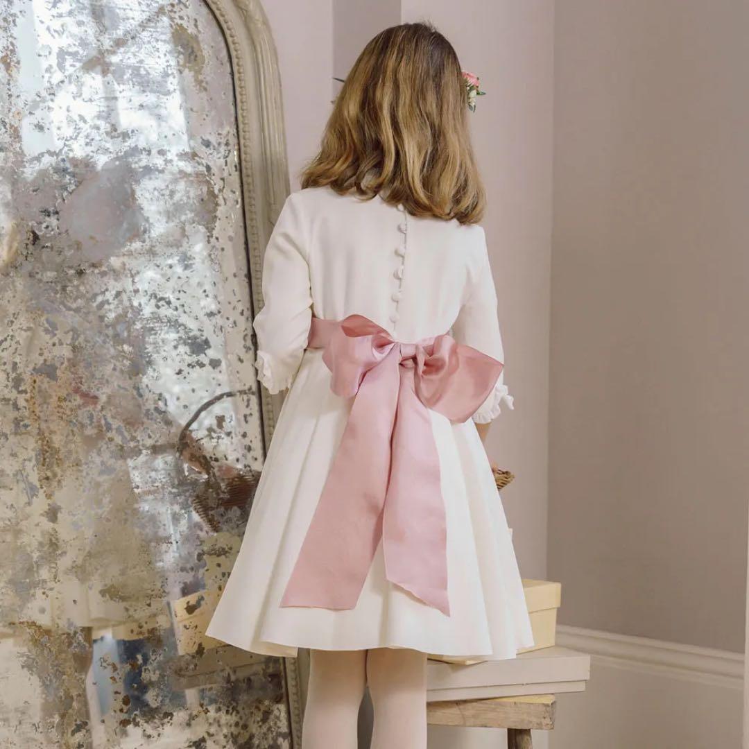 Amaia Kids アマイアキッズ セレモニードレス　ホワイト　ピンク　結婚式