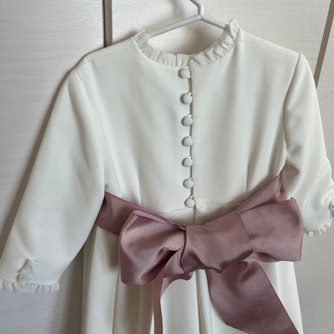 Amaia Kids アマイアキッズ セレモニードレス　ホワイト　ピンク　結婚式