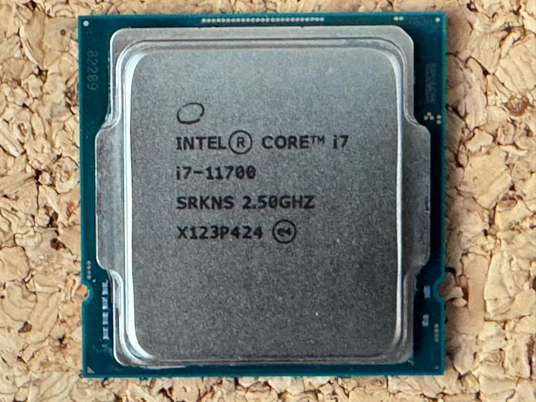【中古】Intel Core i7-11700 CPU 2.50GHz