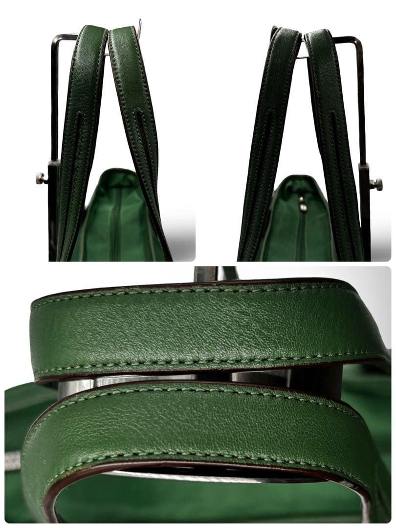 【ヴィンテージ】トゥミ　トートバッグ　ビジネス　グリーン　肩掛け　ナイロンレザー