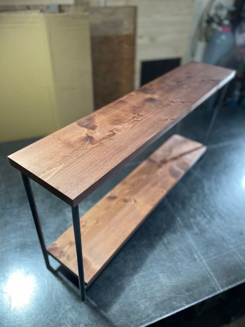 アイアンラック　ハンドメイド　オーダーメイド　アイアン家具　男前家具　送料込み