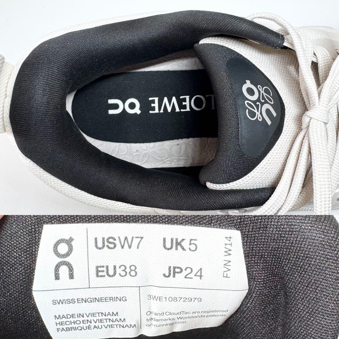 【極美品】ロエベ　オン　コラボ　クラウドティルト スニーカー　ホワイト　24㎝