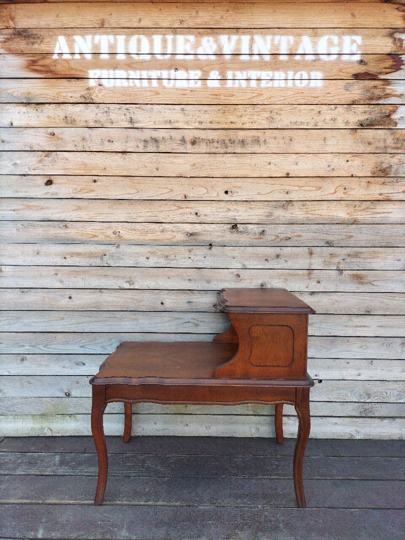 M♦年末Sale東名 希少　US製　ウッド エンドテーブル　サイドテーブル