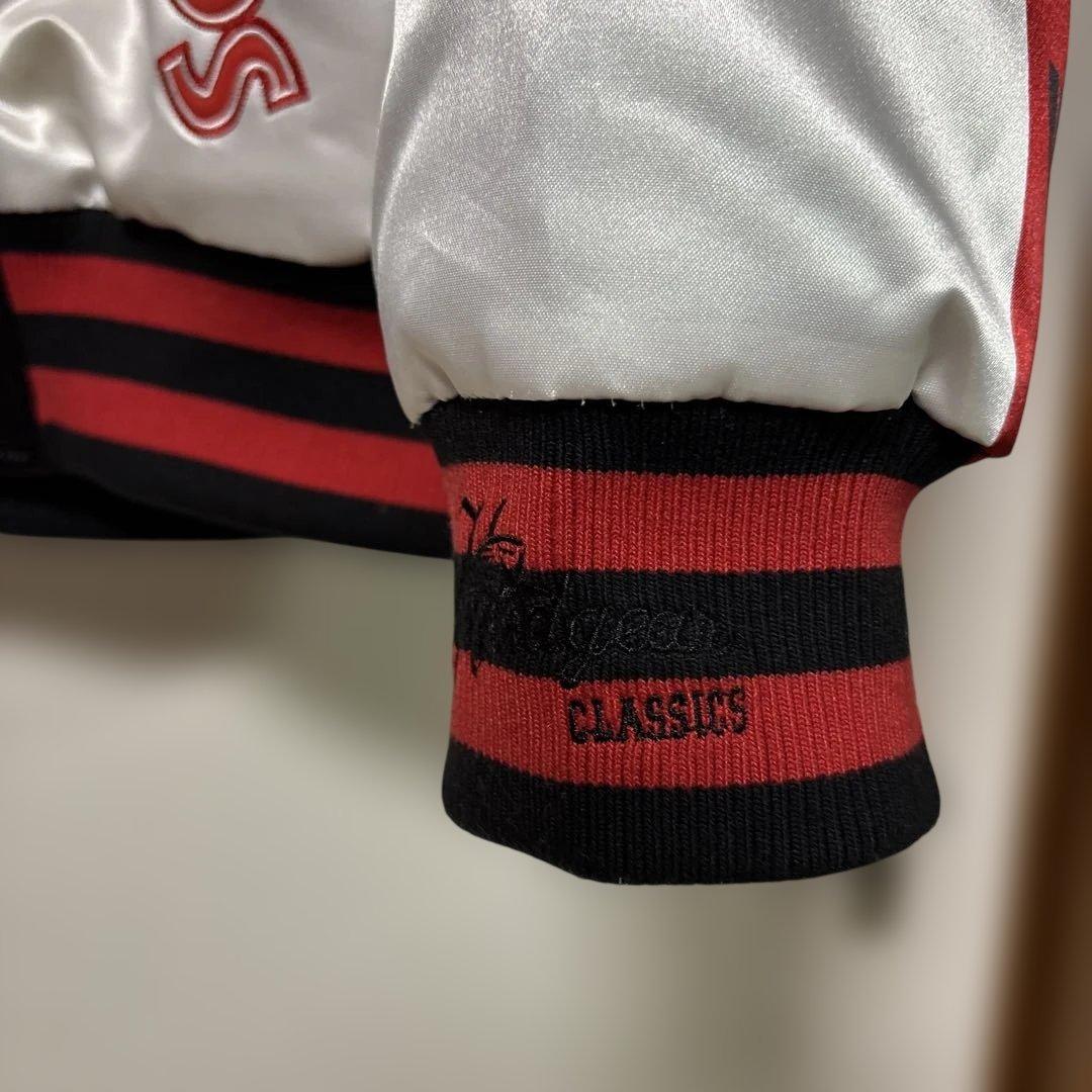 Death Row Satin Jacket White デスロウ　ジャケット