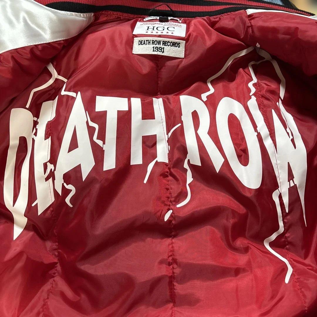 Death Row Satin Jacket White デスロウ　ジャケット