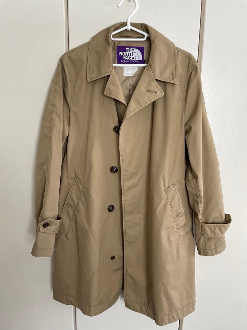 THE NORTH FACE パープルレーベル ステンカラーコート ベージュ