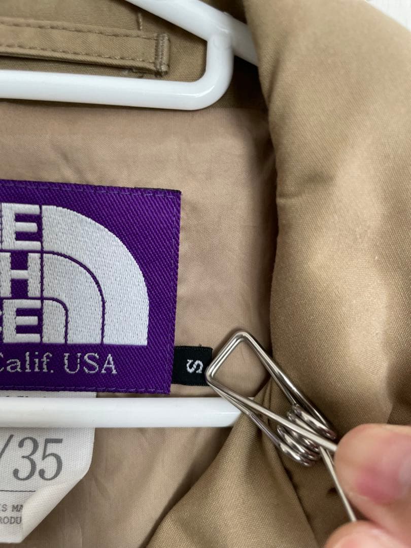 THE NORTH FACE パープルレーベル ステンカラーコート ベージュ