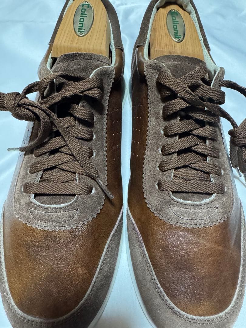 BRUNELLO CUCINELLI レザースニーカー　42 ブラウン