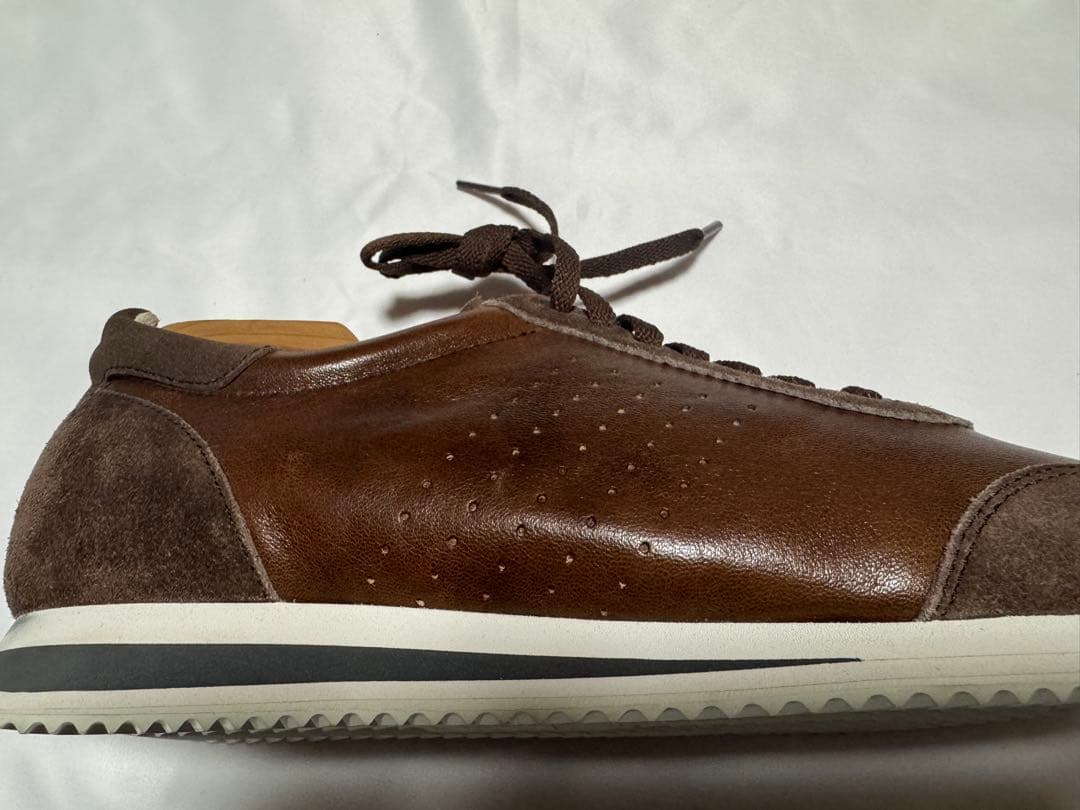 BRUNELLO CUCINELLI レザースニーカー　42 ブラウン