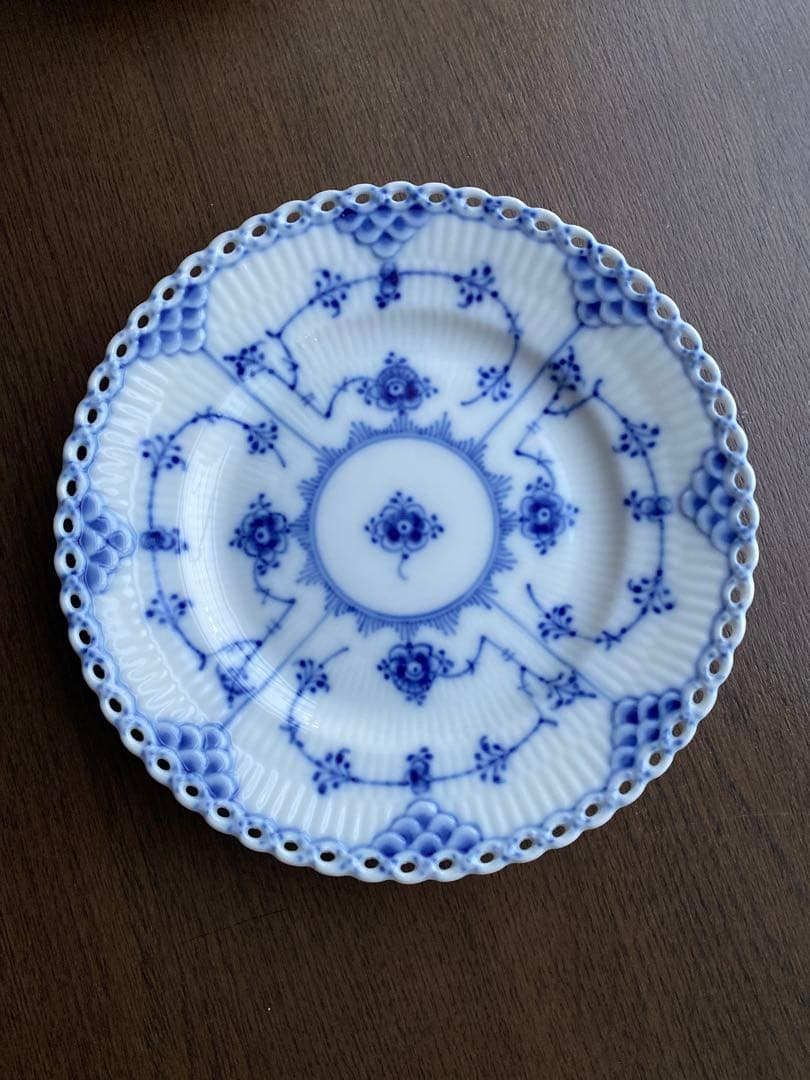 ロイヤルコペンハーゲンブルーフルーテッドフルレース1/1088③