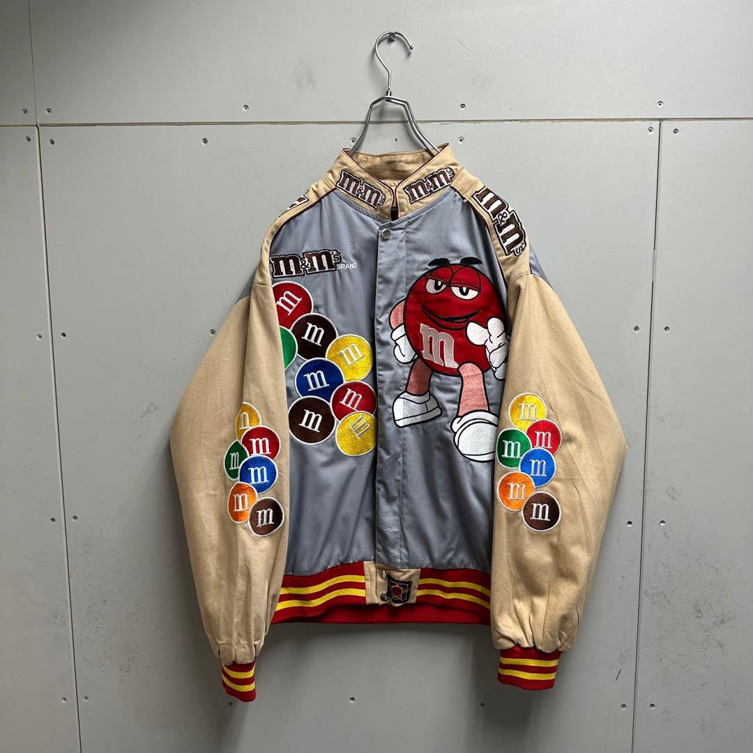 m&m's 刺繍　レーシングジャケット