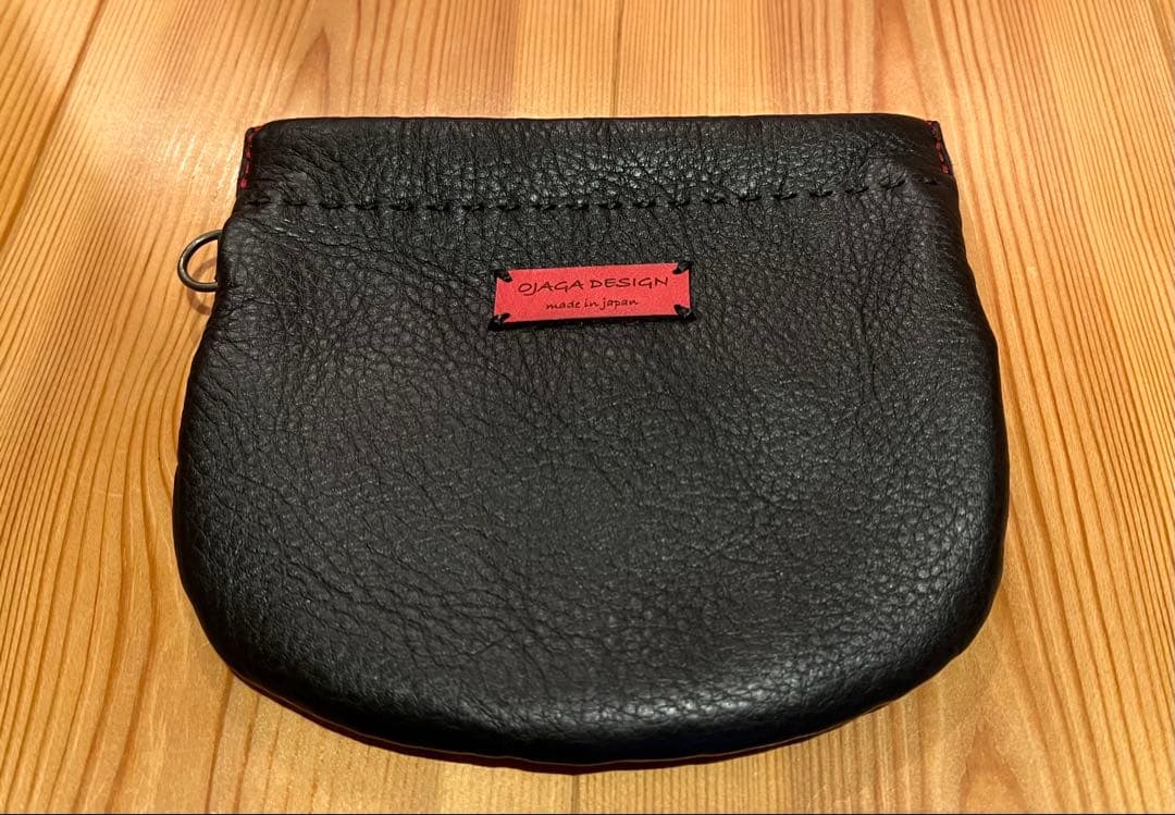 【オジャガデザイン】星と月の刺繍レザーポーチ カラフル【未使用】