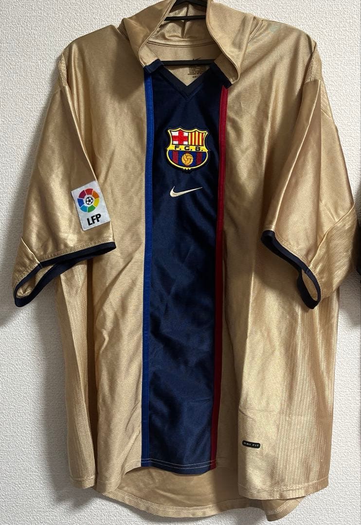 2001-2002 FCバルセロナ　アウェイ　ユニフォーム　4番　XL