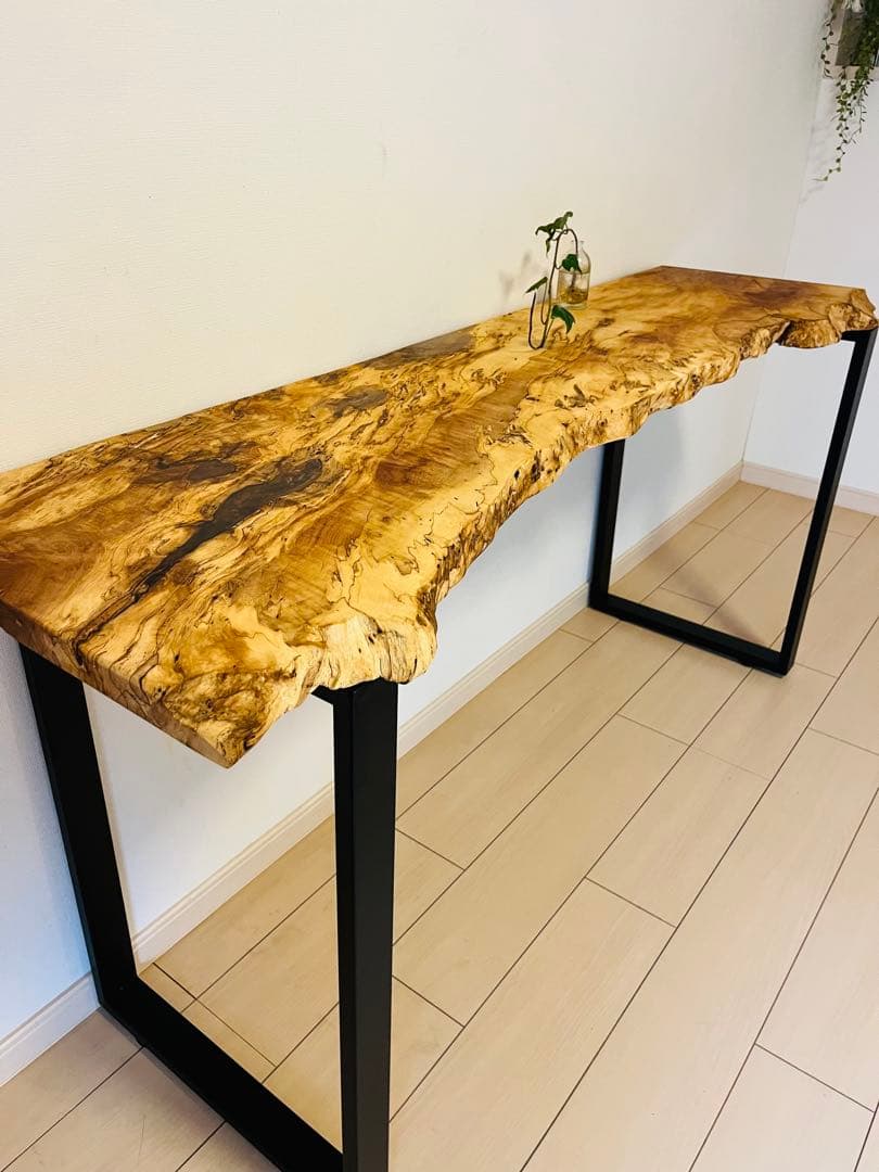 カウンターテーブル　一枚板テーブル　レジンテーブル　サイドテーブル　デスク