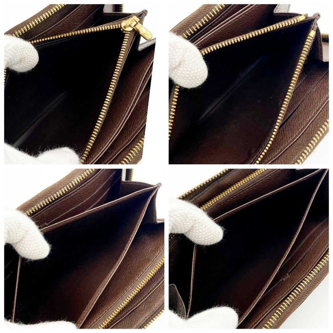 正規品 ルイヴィトン ジッピーウォレット ダミエ ラウンドファスナー長財布