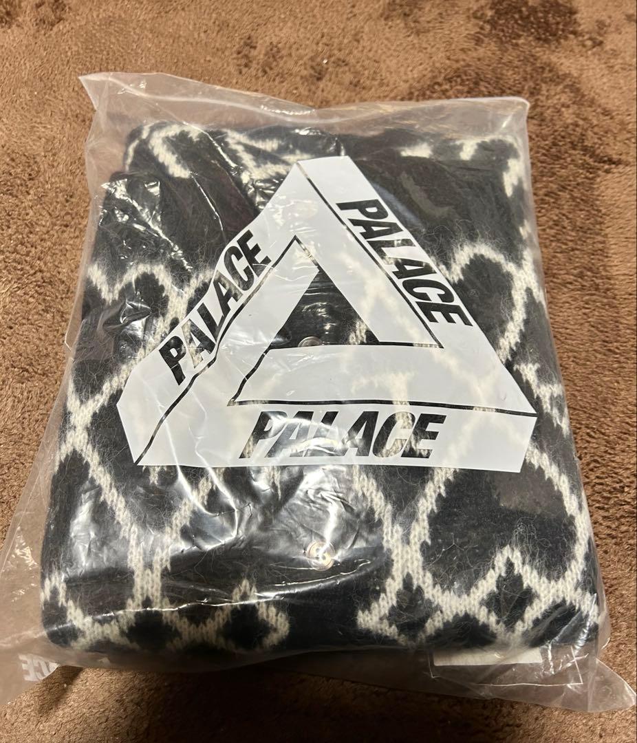 PALACE HEART KNIT BLACK M カーディガン　パレス