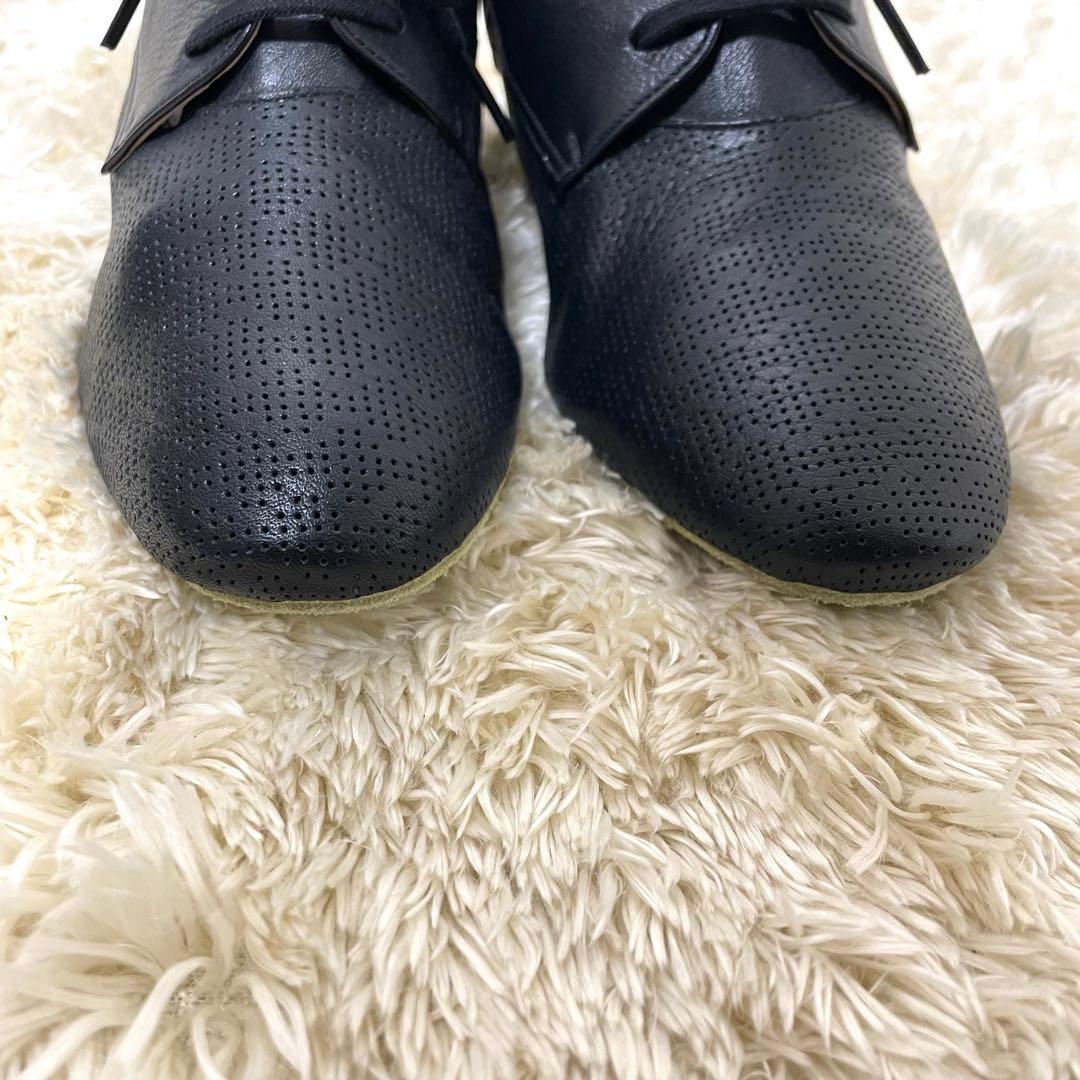 パッション　ティーチャーズシューズ　レザー 23.5cm 黒　社交ダンスシューズ