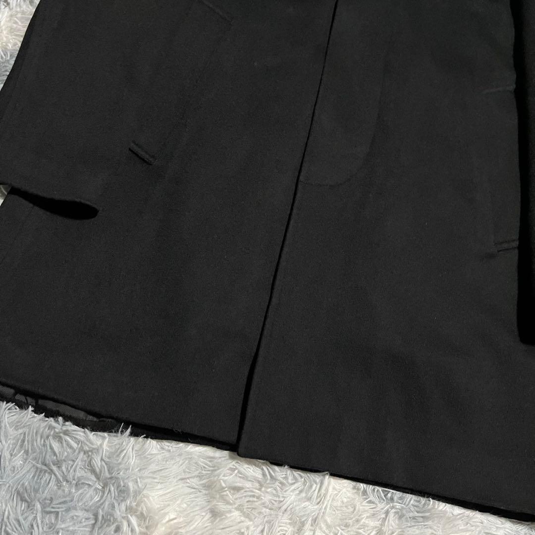 美品　エディフィス　ロロピアーナ　ステンカラーコート　中綿ライナー　フード　44