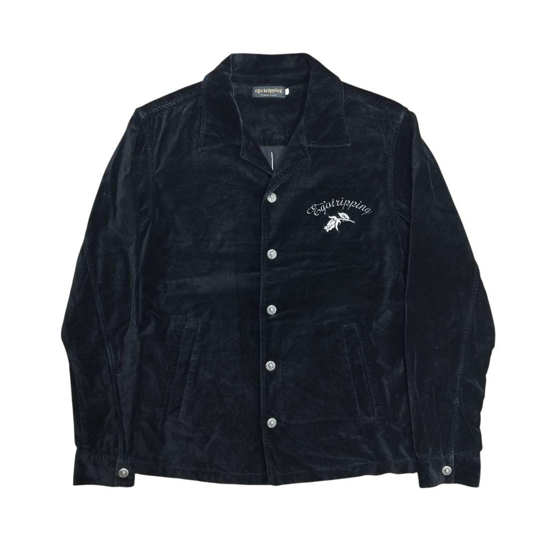 エゴトリッピング ベロア スカジャン シャツ ジャケット スカル チバユウスケ