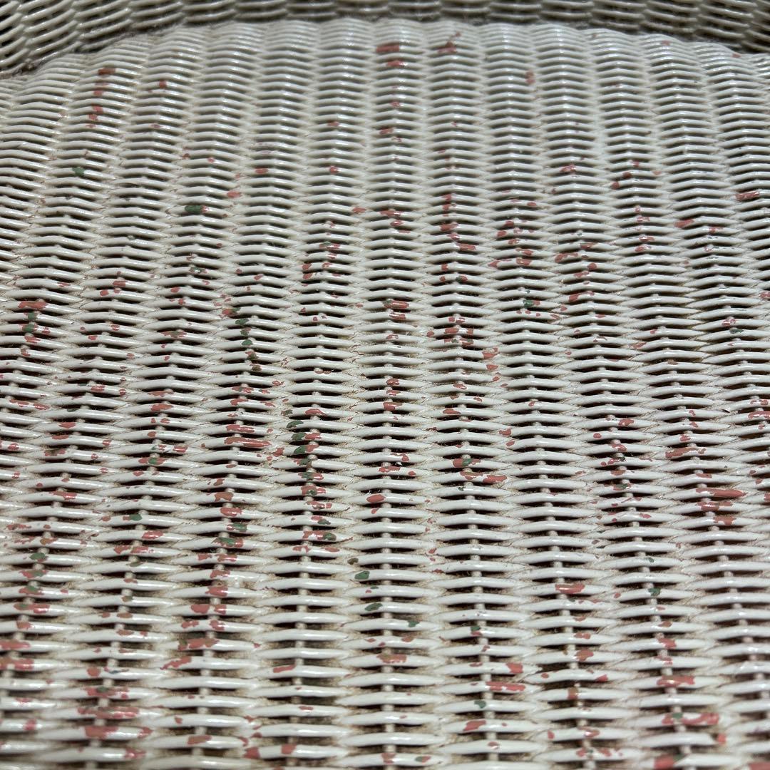 アンティーク　ロイドルームチェア　ホワイト