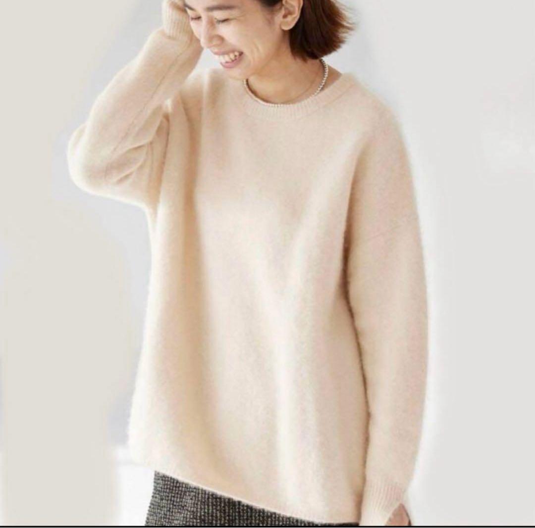 最終価格　IENA イエナ fluffyファープルオーバーベージュ