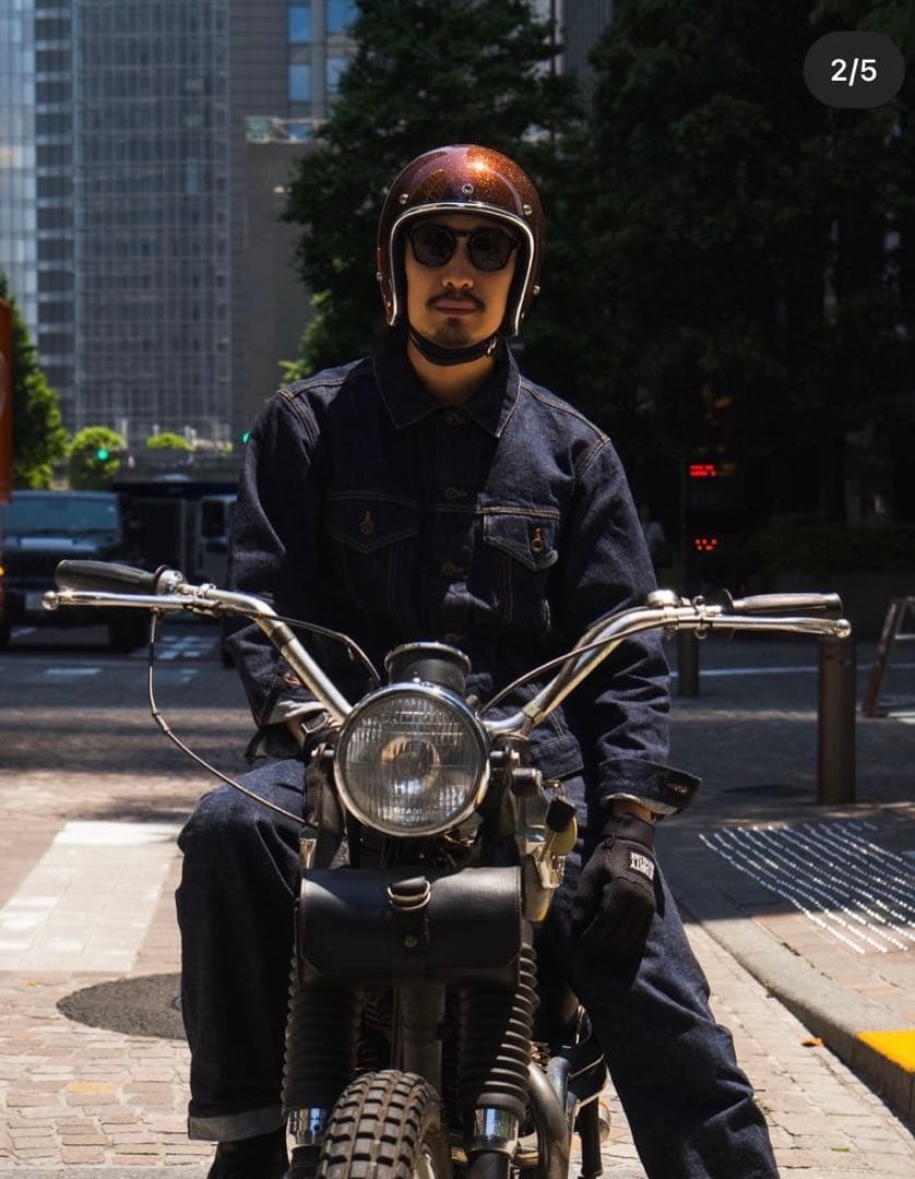 AT-DIRTY × NOBUDZ GLITTER 3/4 HELMET即完売品