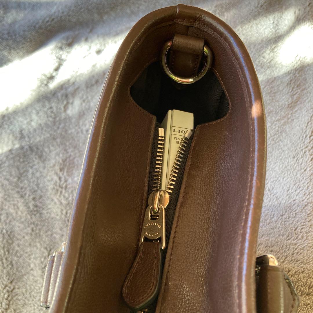 ￼OLDコーチ　coach トートバッグ　茶　ブラウン　メンズ&レディース　本革