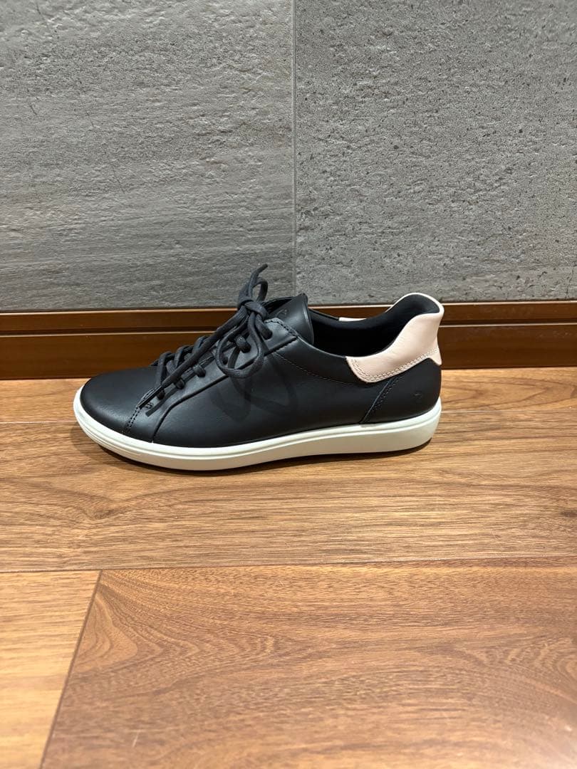 エコー ecco レザースニーカー24.5cm 新品未使用
