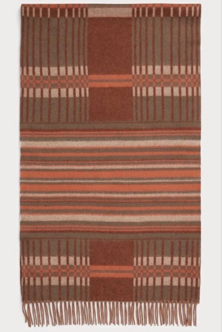 新品*RRL*ウールカシミヤ　ジャカード　スカーフ *ダブルアールエル