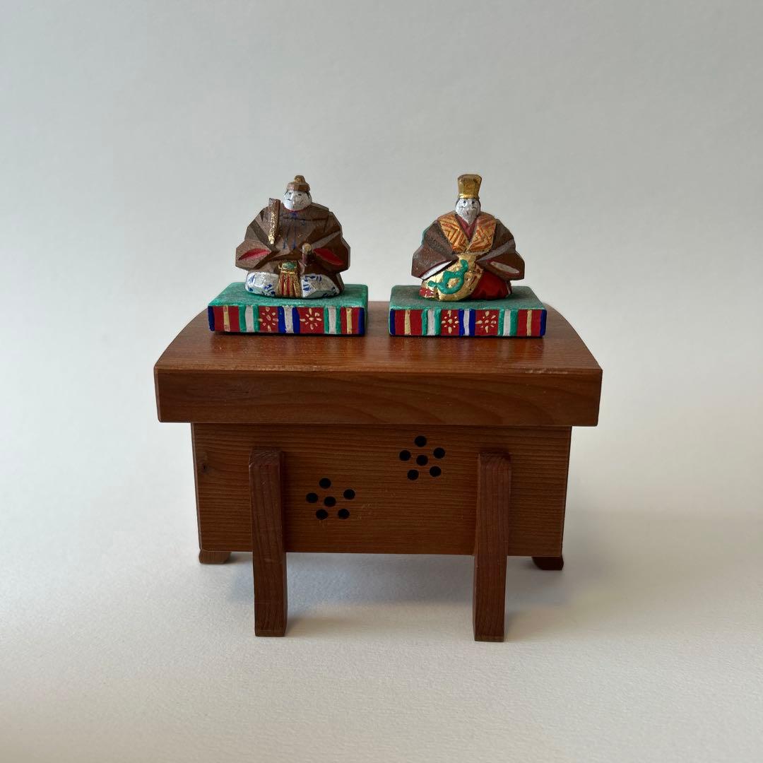 雛人形　一刀彫　お雛様