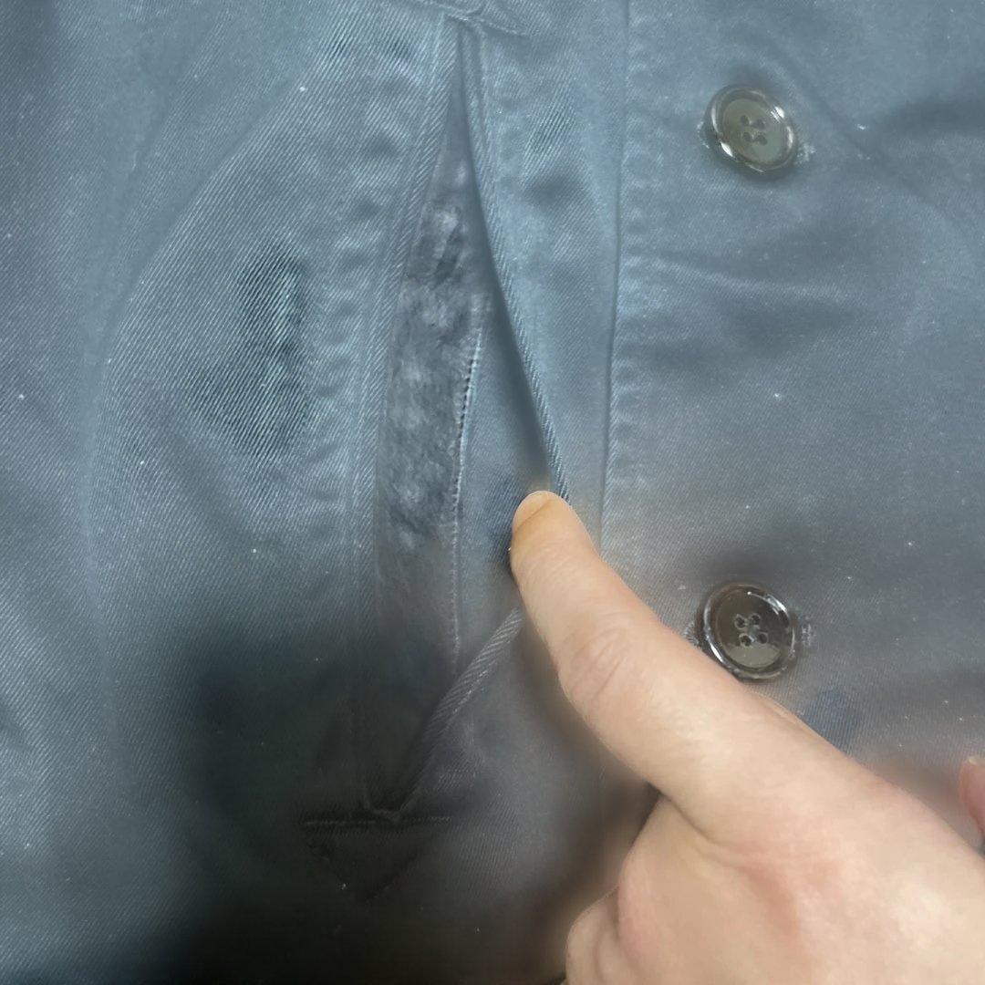 22SS NICENESS AARON ブラック Mサイズ トレンチコート