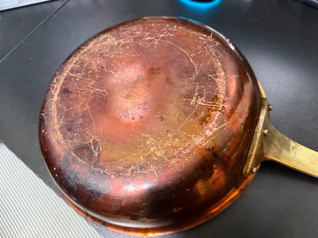 新光金属WARE 銅フライパン 直径約26cm