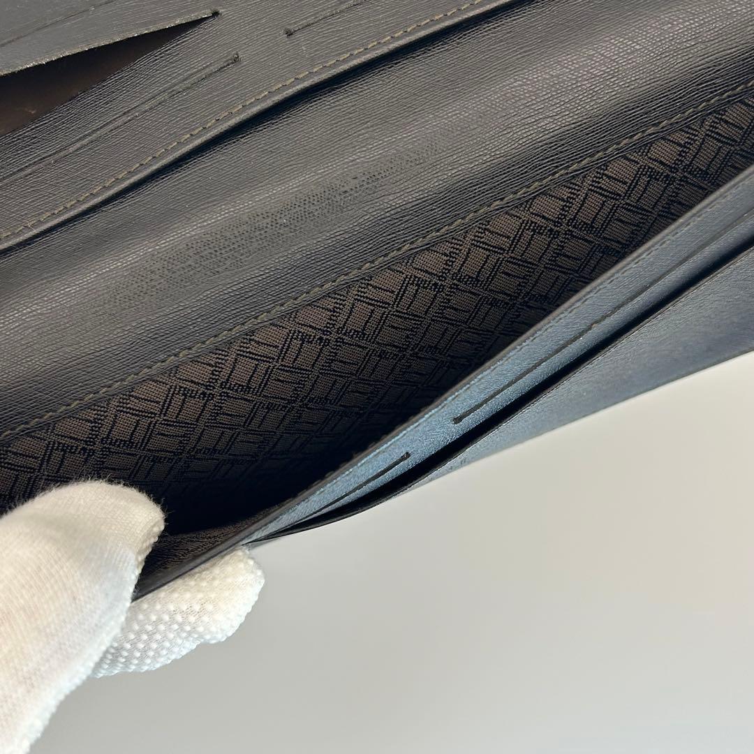 【即購入OK✨】ダンヒル　ブラックレザー 長財布