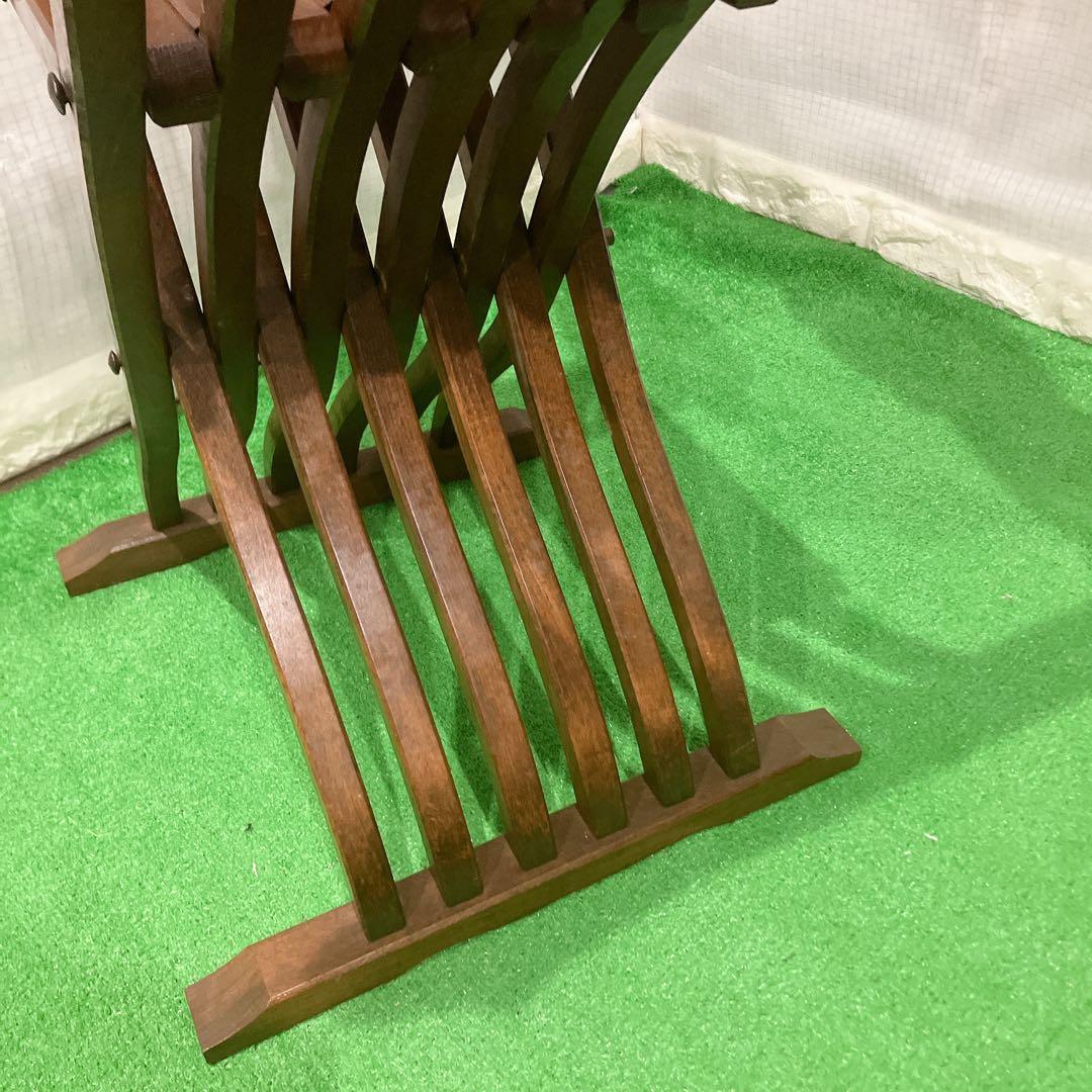 美品 イタリア製 サヴォナローラ チェア ライオンチェア 折り畳み椅子