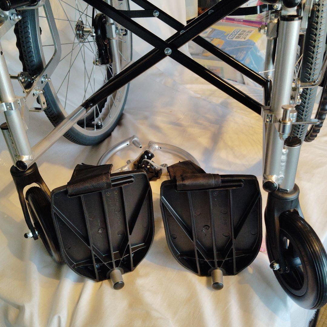 NISSIN 折りたたみ式車椅子 チェック柄