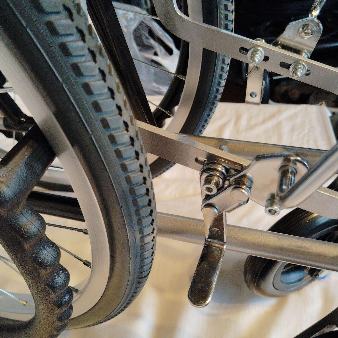 NISSIN 折りたたみ式車椅子 チェック柄