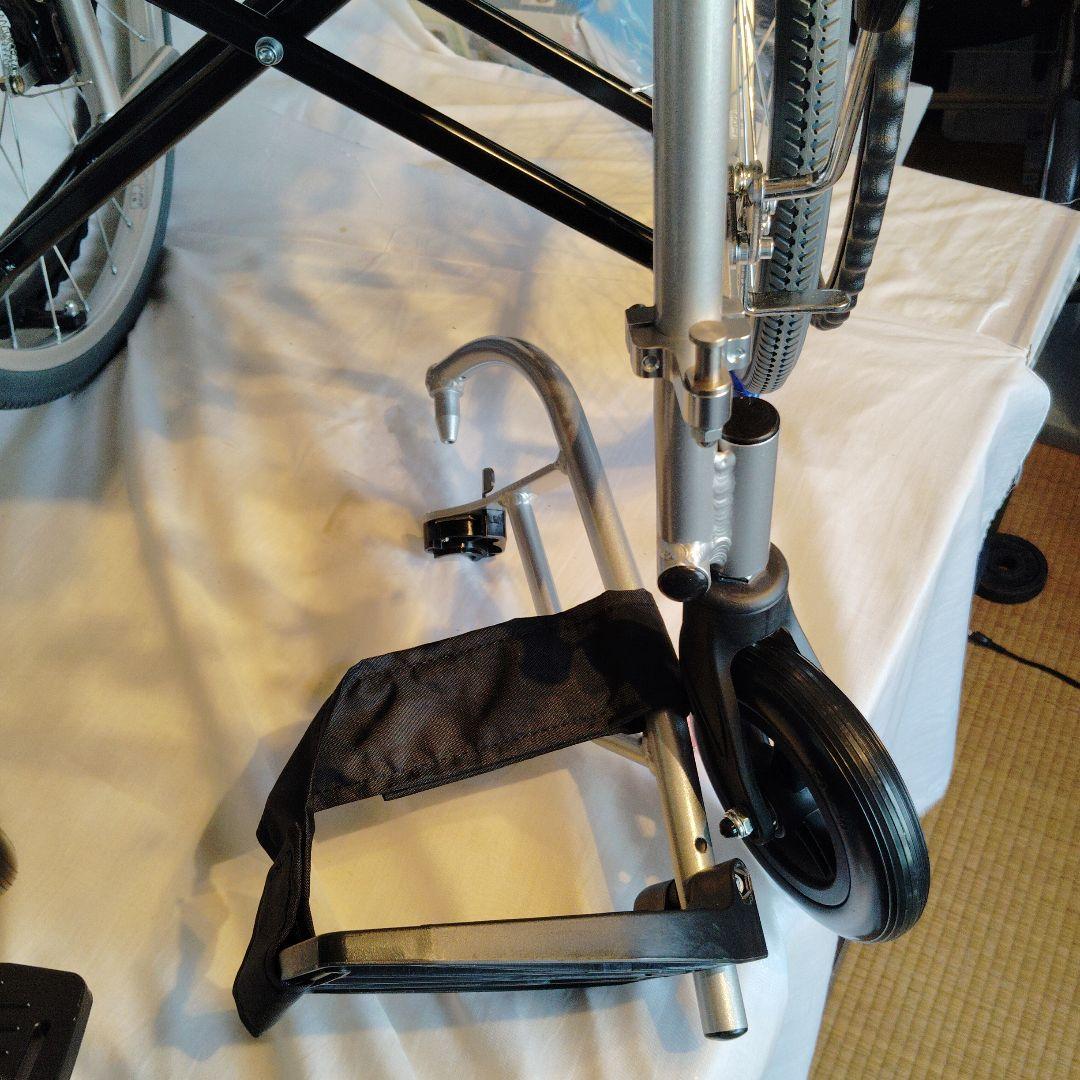 NISSIN 折りたたみ式車椅子 チェック柄