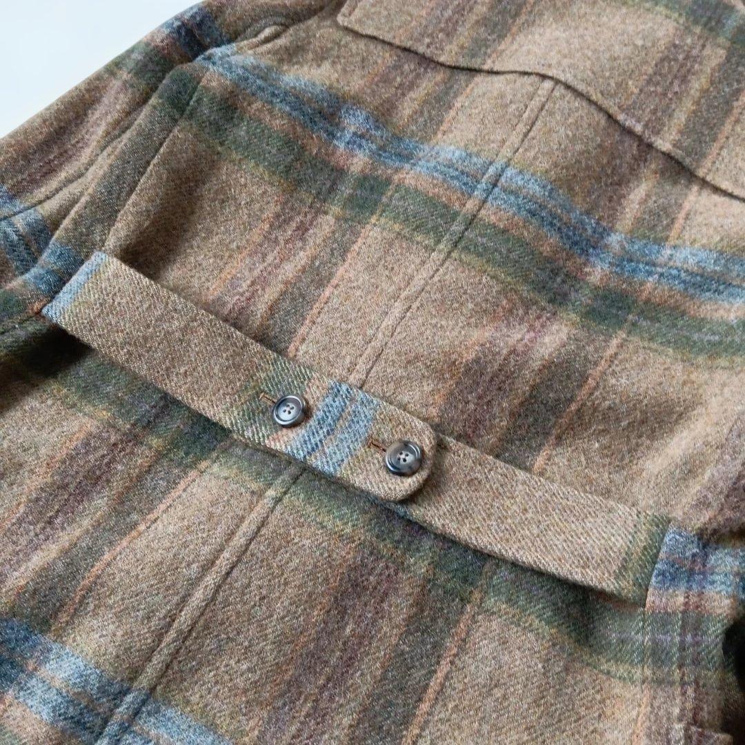 希少美品✨️ラルフローレン ラグビー ウール ダッフルコート チェック柄