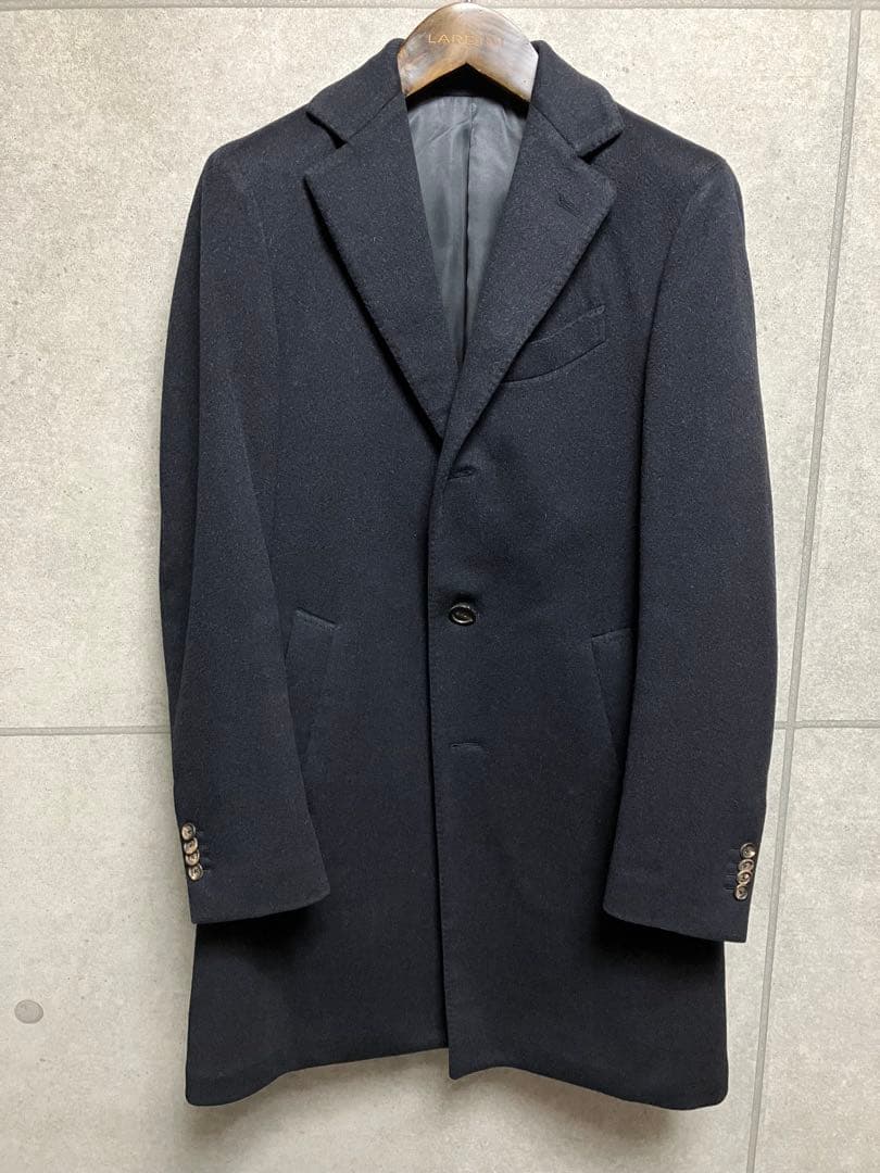 N*n様 美品　LARDINI ラルディーニ　ロロピアーナ　ネイビー チェスター