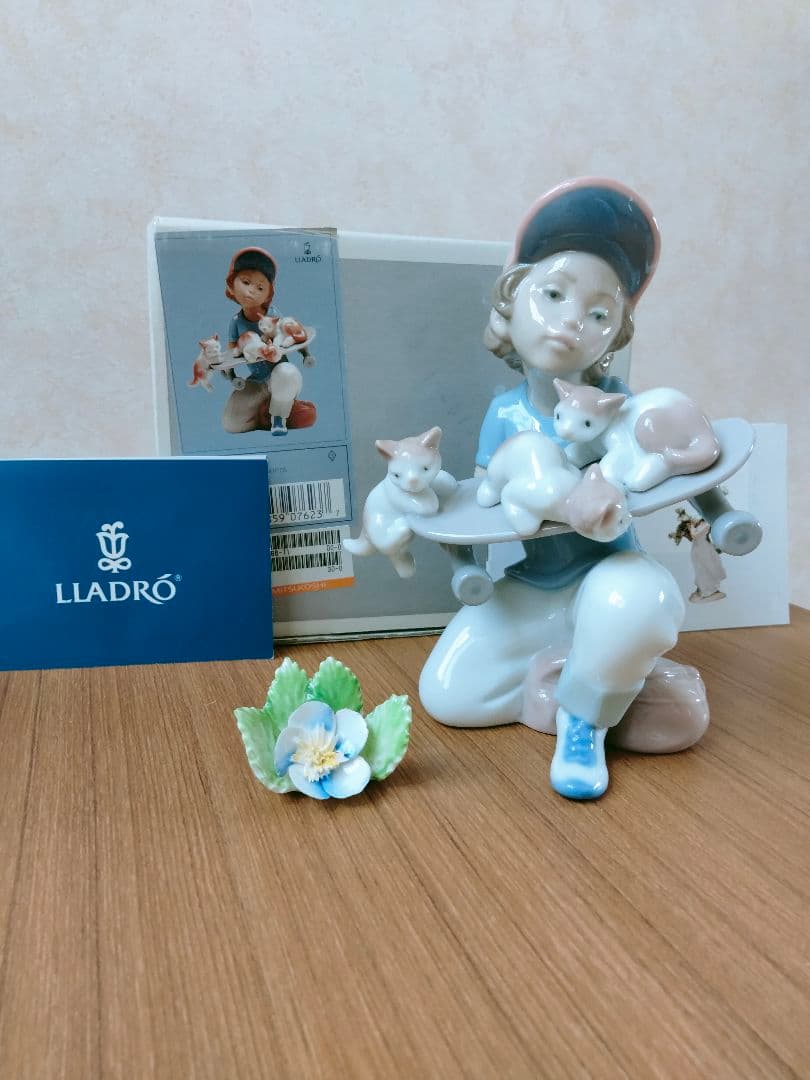 新品同様 リヤドロ「リトルライダース」