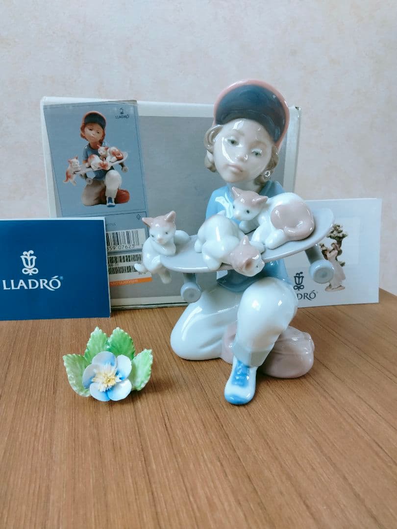 新品同様 リヤドロ「リトルライダース」